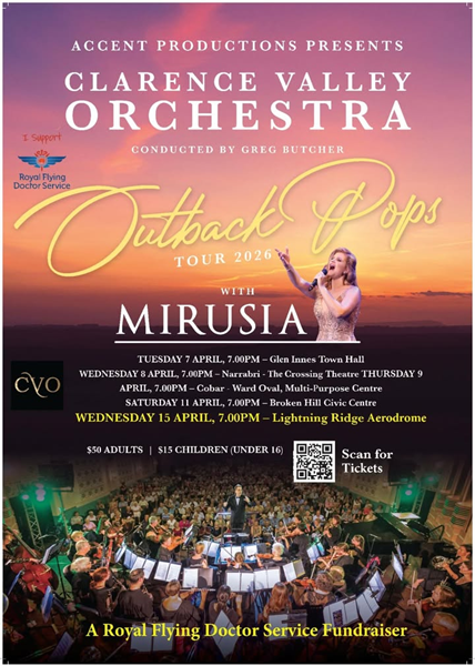 Clarence Valley Orchestra Outback Pops Tour